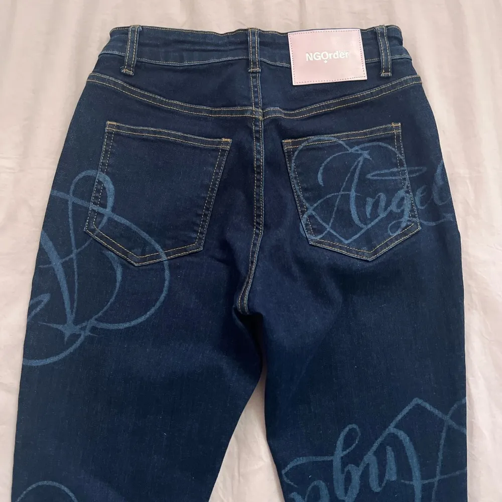 COPY - New Girl Order angel y2k flared jeans - Image 5