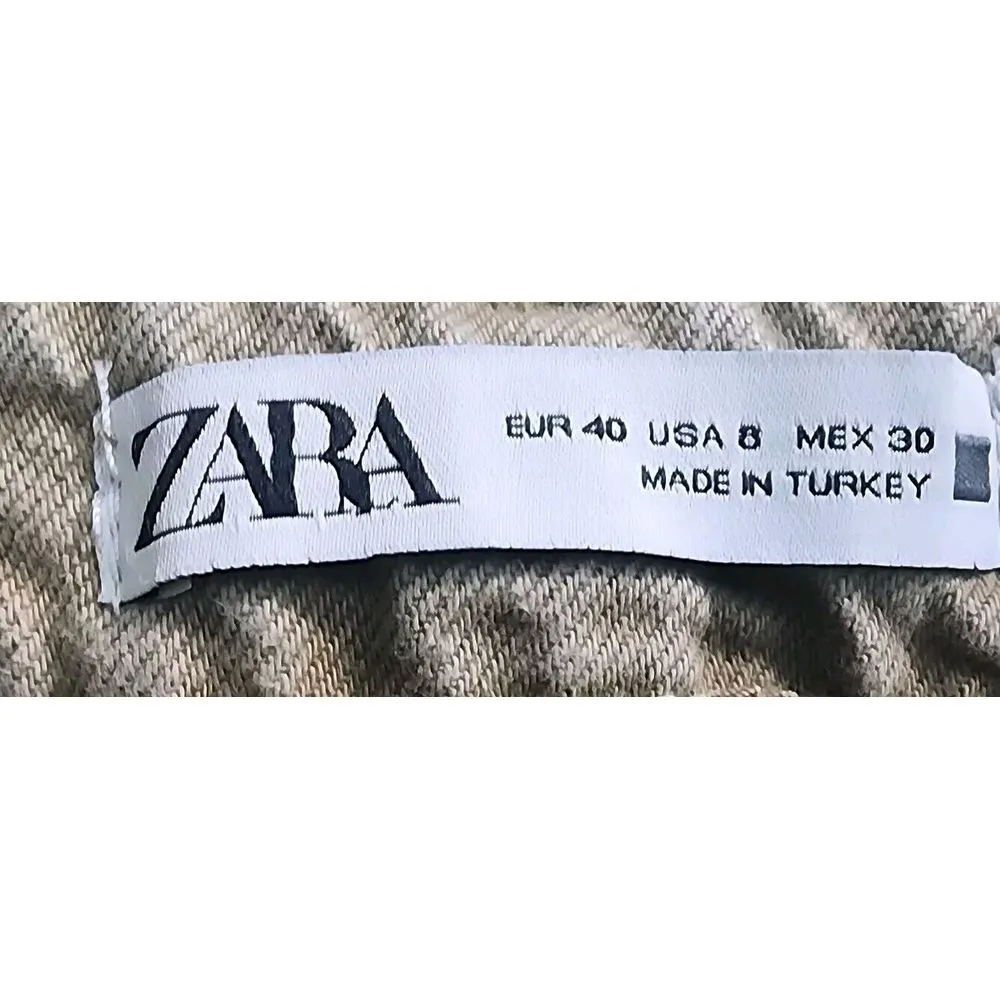 Zara Womens Jeans Size 8 Beige‎  Denim - Image 4