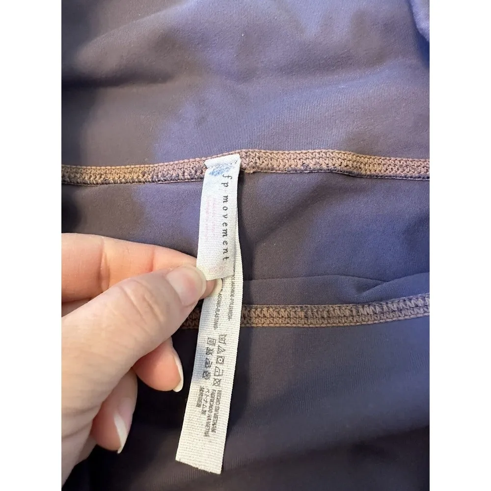 Free People FP Movement Active Leggings Purple Size M - Image 3
