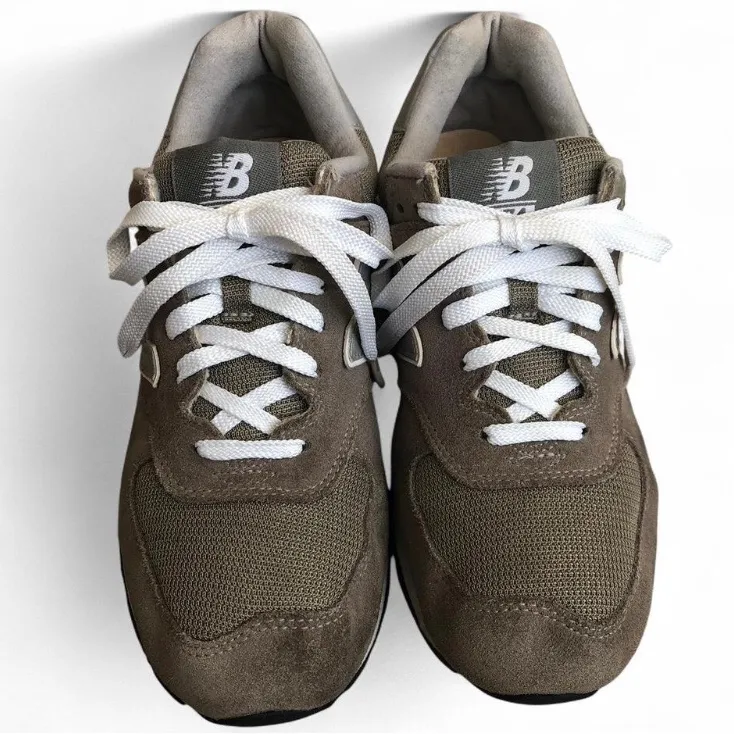 New Balance 574 Classic Gray on Gray W574 GS Women’s Size 8.5. - Image 2