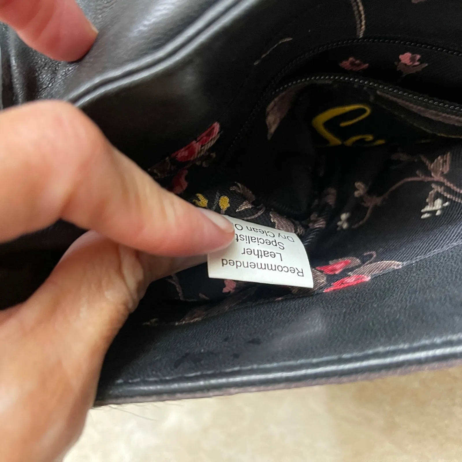 Scully Black Leather Cowhide Fringe INDIA Crossbody Shoulder Bag Boho Western - Image 6