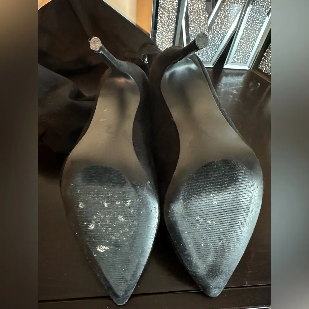 Steve Madden  Suede Over Knee High Devine Stiletto Boots - Image 5