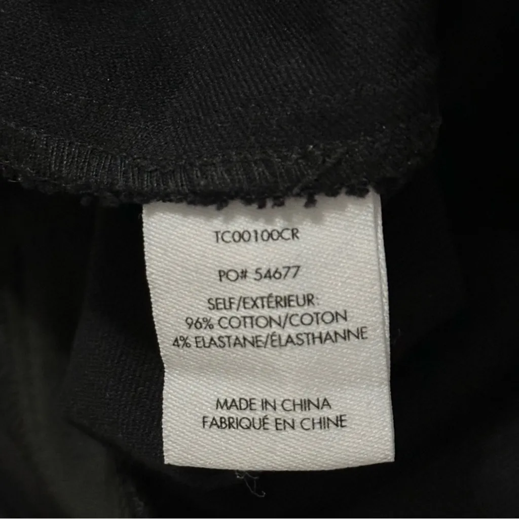 Derek Lam 10 Crosby Women’s Size 4 Black Cotton Blend Flare Trousers Pants - Image 9