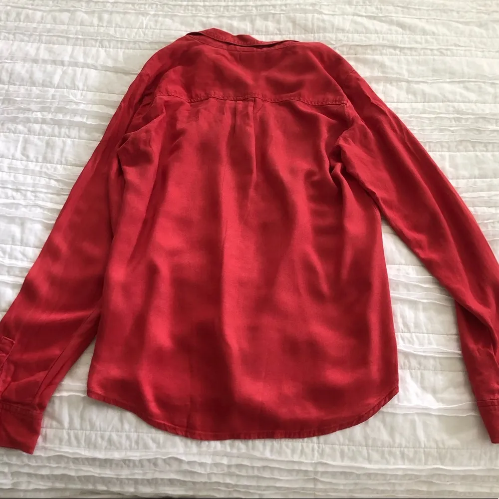 Nordstrom BP Red Long Sleeve Button Down Shirt - Image 5
