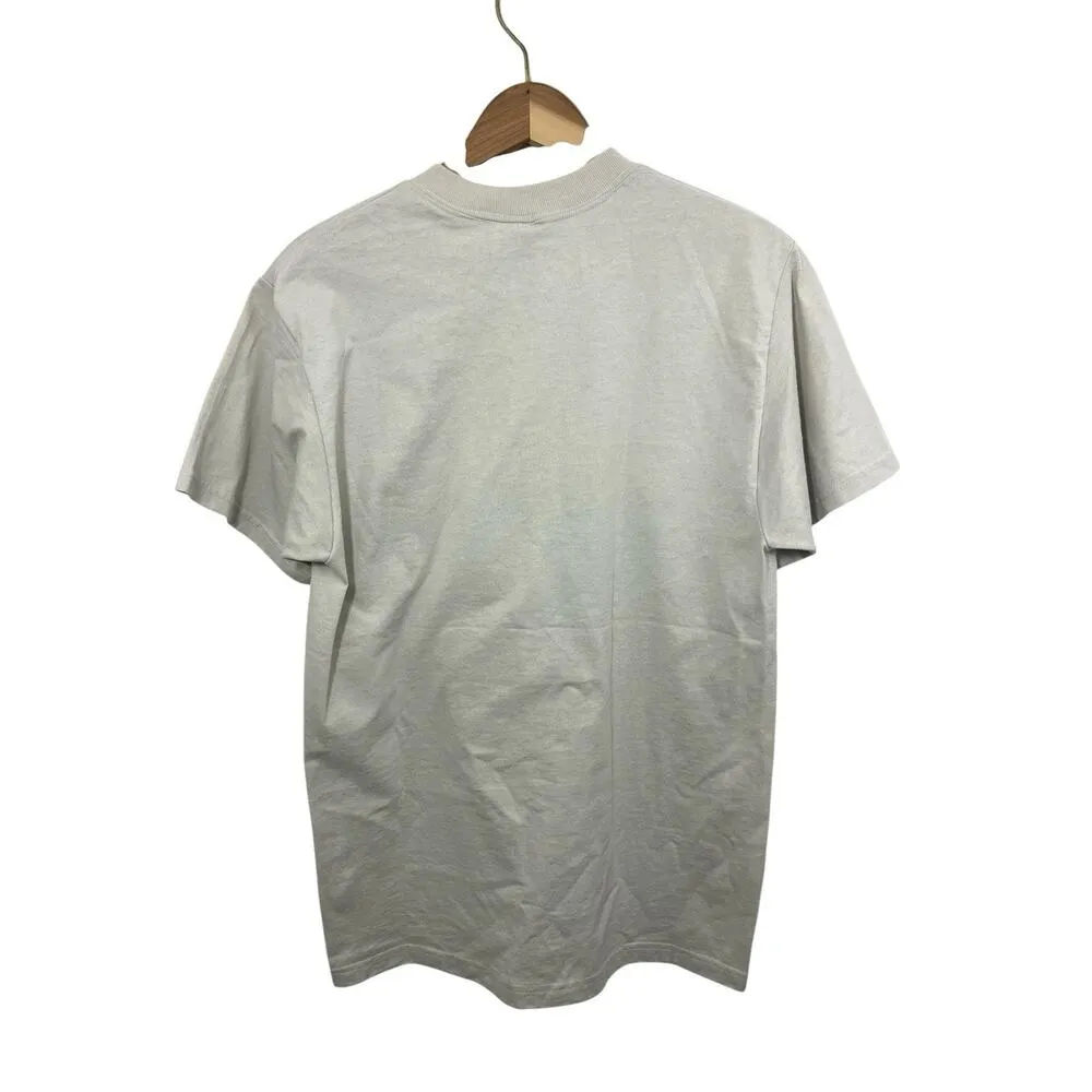 Cat T-shirt Beige Grandmacore Y2K Patchwork Medium Cat Lady Painted Tracey - Image 6