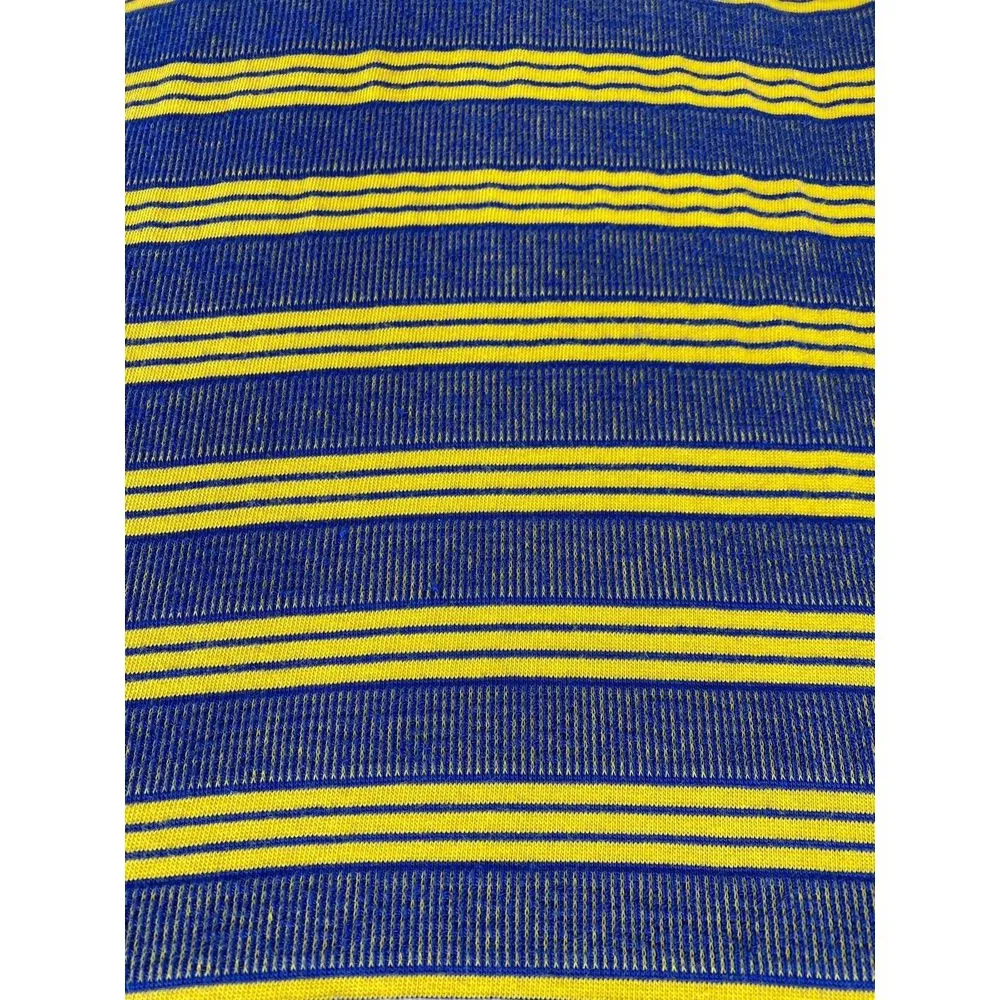 BDG Urban Outfitters Womens‎ Yellow Navy Striped Knit 3/4 Sleeve Dress Size Med - Image 4