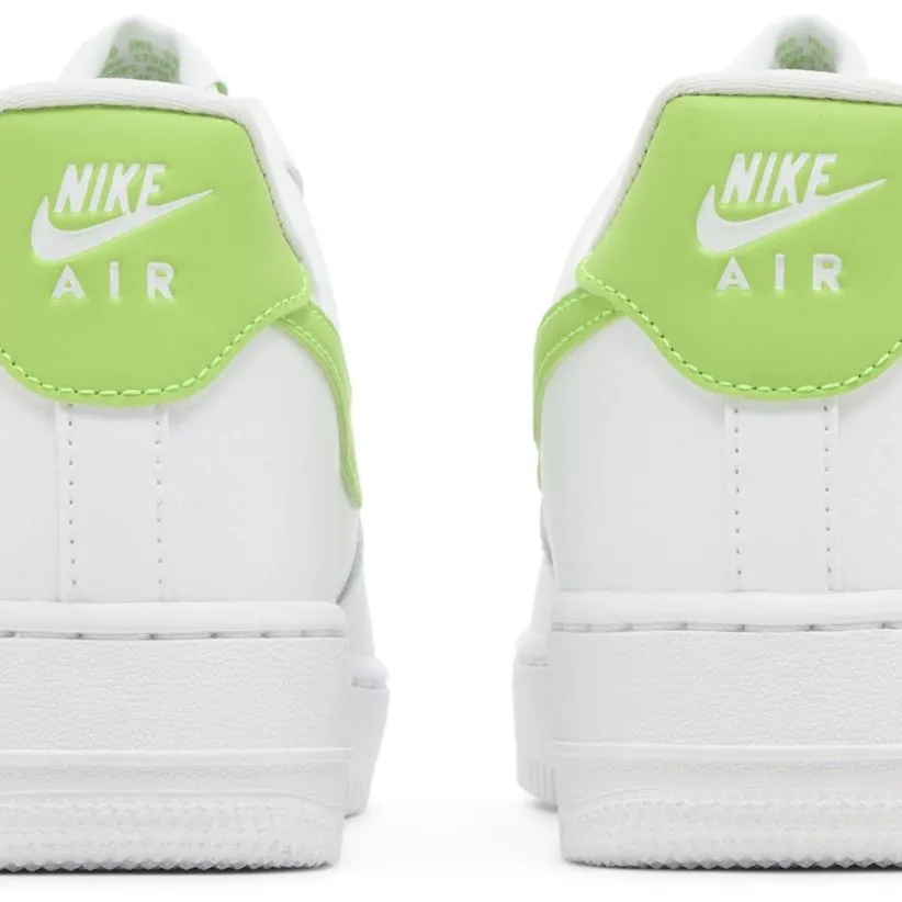 Nike Women’s White and Lime Green Sneakers - Image 2