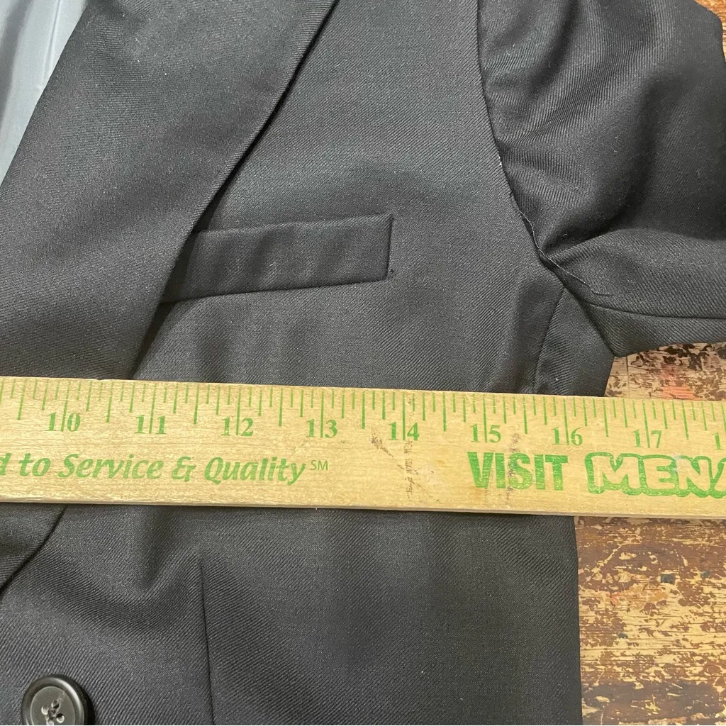 J. Crew Wool Super 120s Double Breasted Peak Blazer City Fit Pants Suit Womens 0 - Image 7