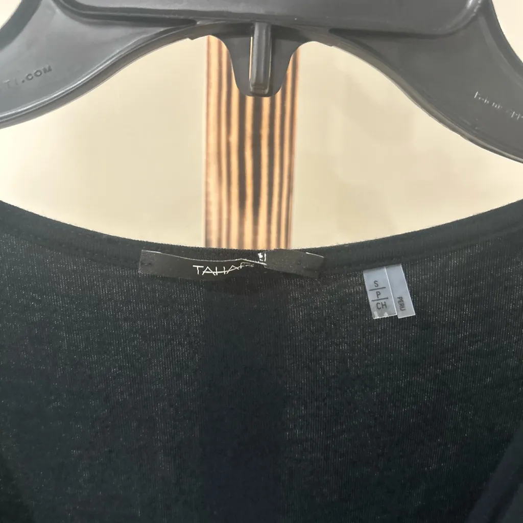 Tahari Women’s Hava Black Sleeveless Ruched Sheath Dress NWT $198 Size Small - Image 5