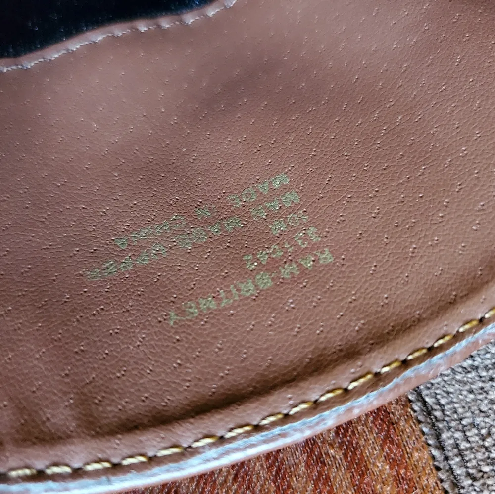 Rampage Womens Two-Tone Brown & Black Rider Boots - Image 3