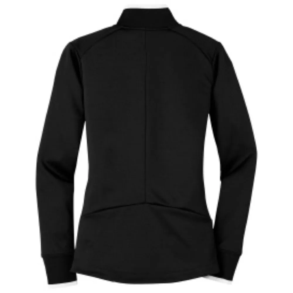 Nike  Ladies Dri-FIT 1/2-Zip Cover-Up - Black/White Golf Size Large - Image 9