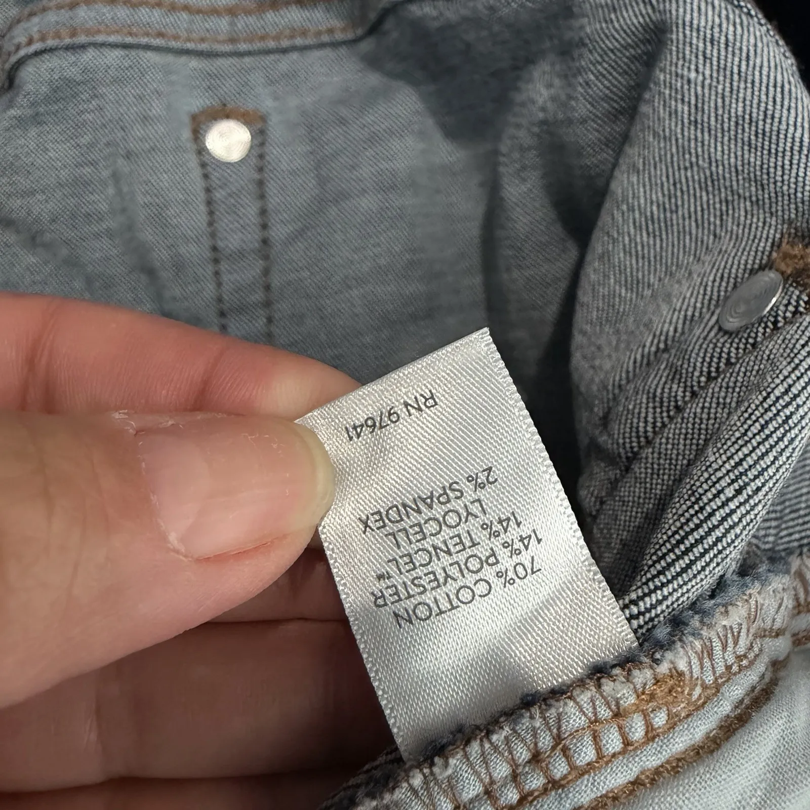 J. Jill Authentic Fit Slim Ankle Jean Plus Size 18 Stretch Casual Blue - Image 4