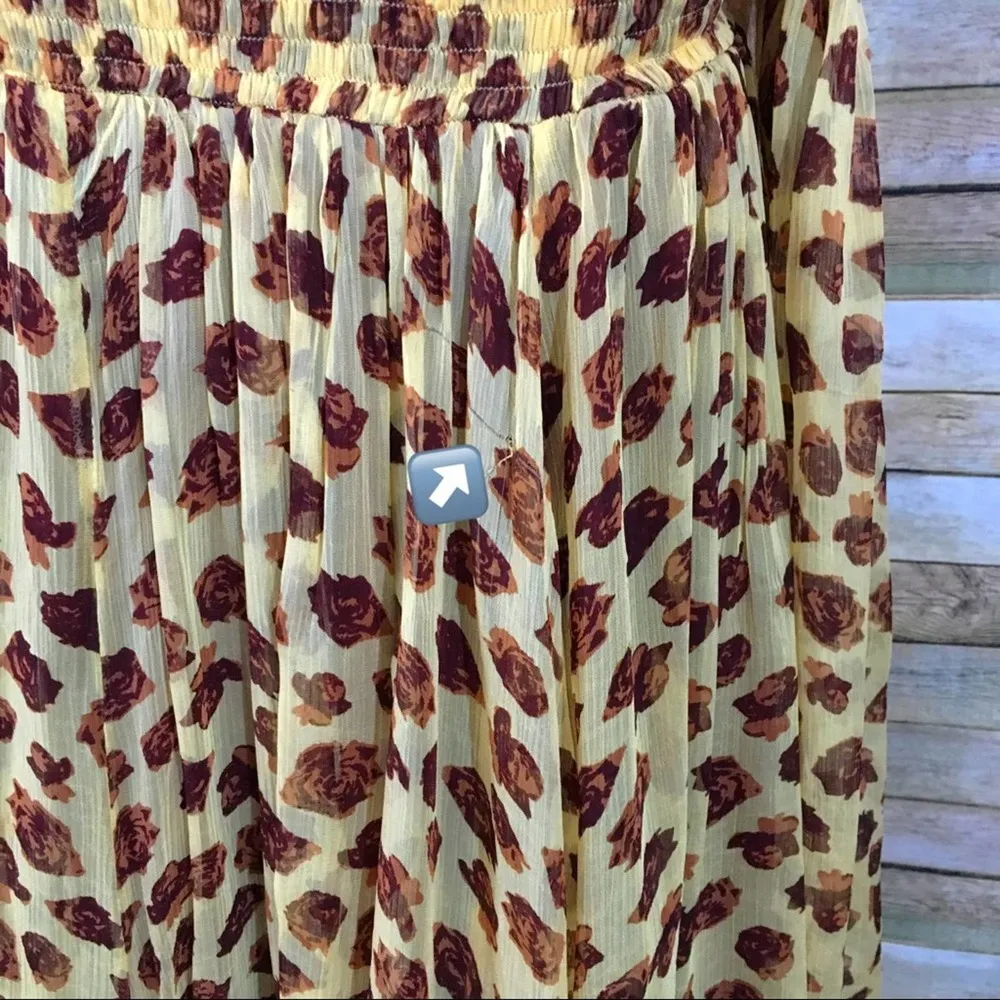 NWT Free People Mini Blooms Dress - Yellow - XS - Image 6