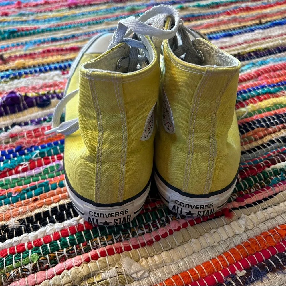 Converse Chuck Taylor All Star Canvas Sneakers Shoe Lemon Chrome Womens Size 6 - Image 6