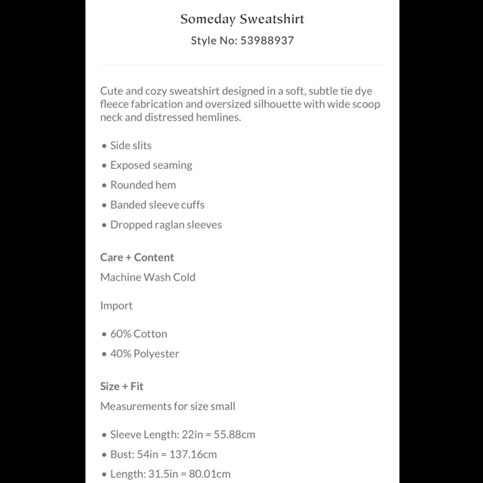 FREE PEOPLE Womens Casual Fleece Tie Dye Someday Oversize Pullover Sweater XS - Image 12