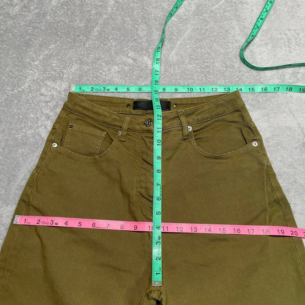 Barbara Bui Jeans Womens 26 Green Casual Classic Light eStretch High Rise Luxury - Image 7