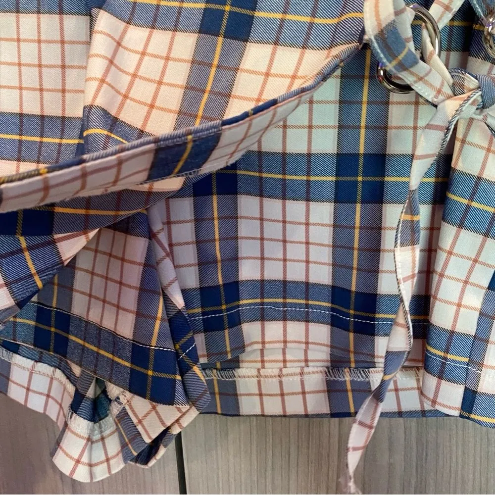 Like An Angel Plaid Skort Size Large - Image 3