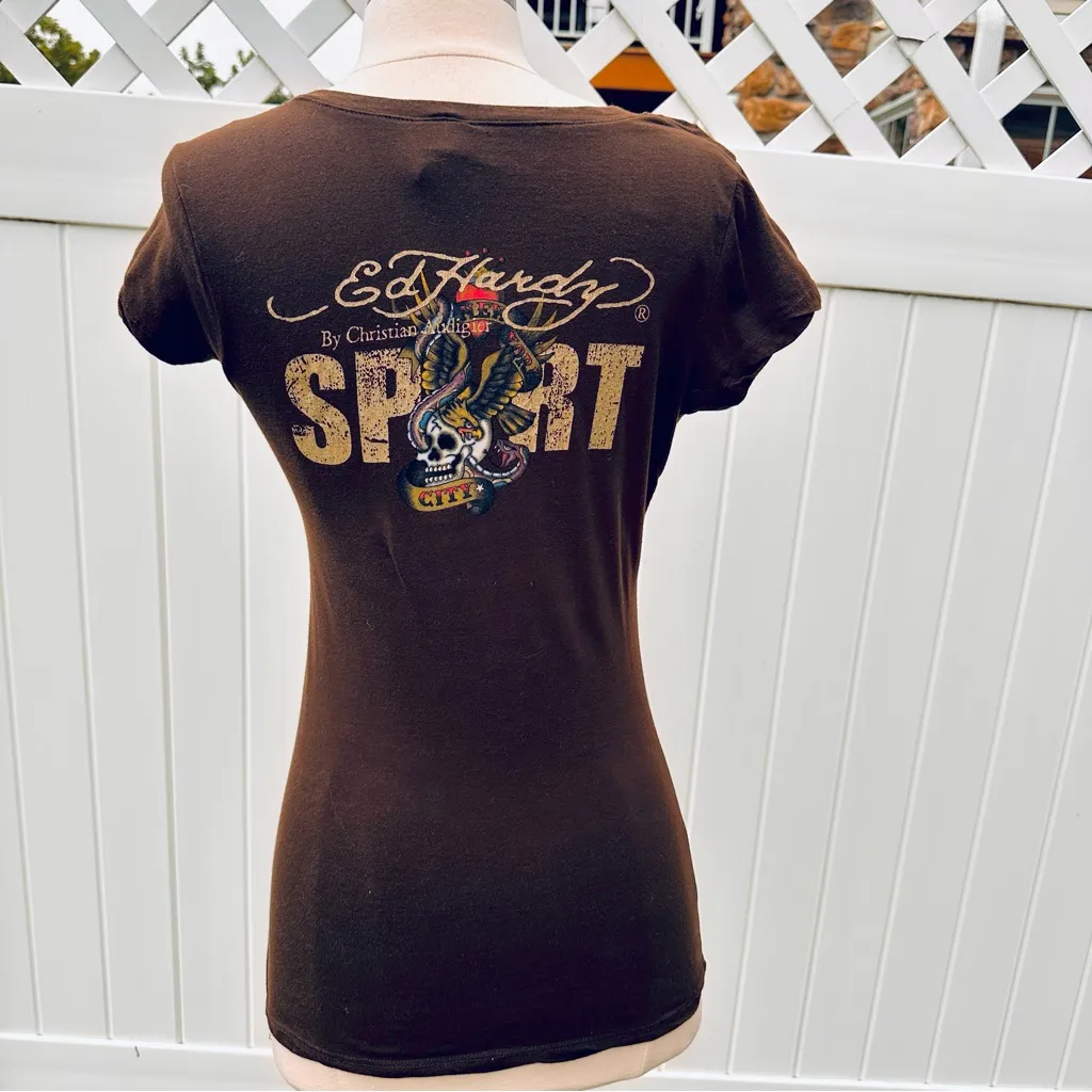 Ed Hardy NYC Tattoo Tee Shirt - Image 9