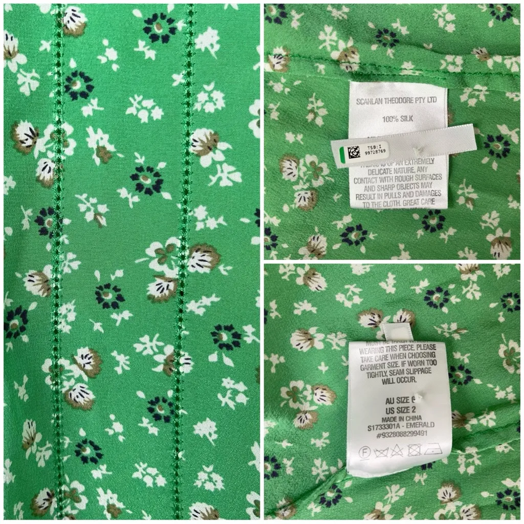 🆕 Scanlan Theodore 100% Silk Floral Tie - Image 12