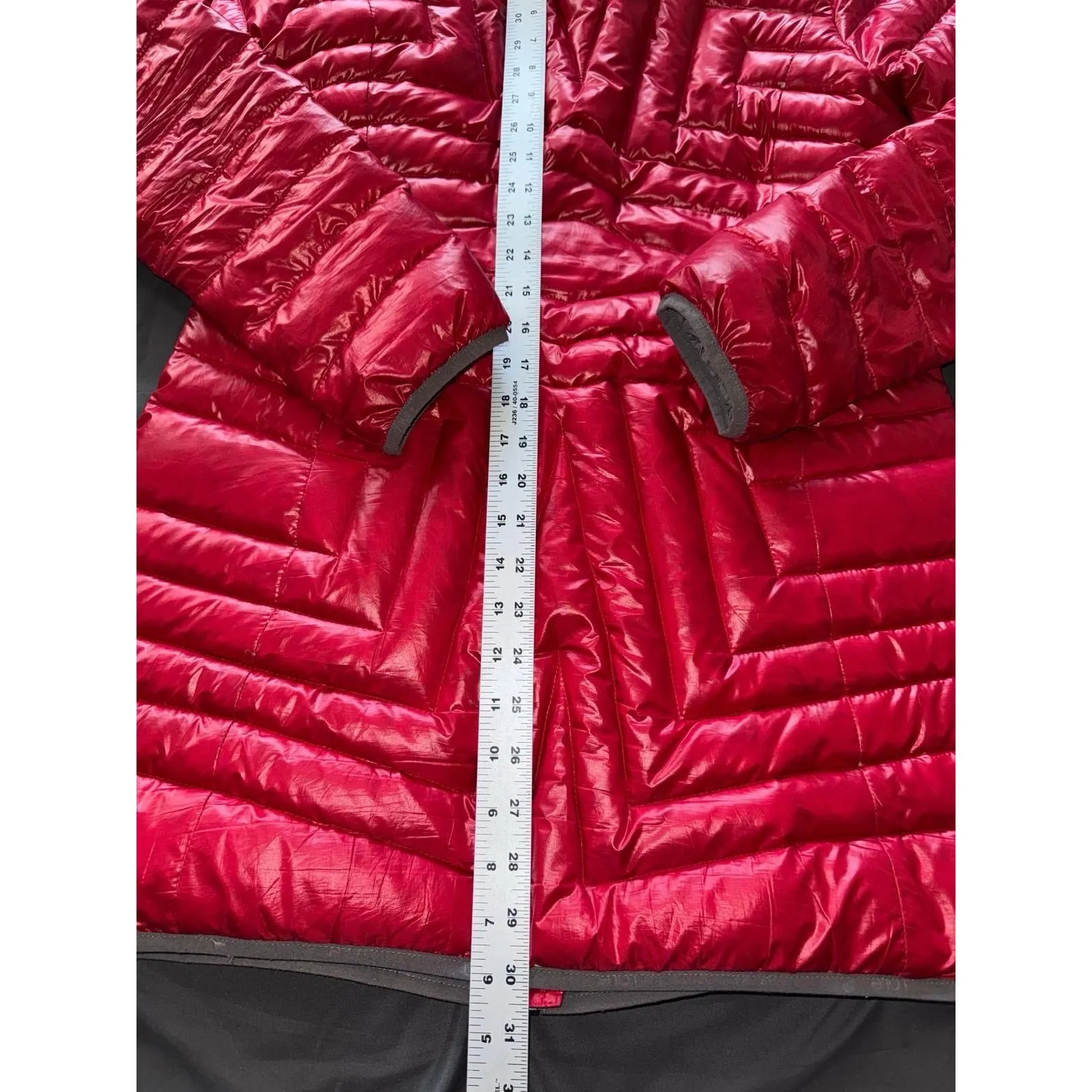Lole Lolë Women's Down puffer Jacket Durable Water Repellent Red Size Medium - Image 12
