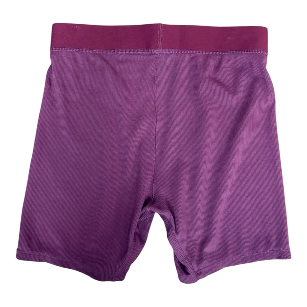 Quince Wine Ribbed Tencel Lounge Boxer Shorts Size Small - 1pc NWOT Loungewear - Image 4