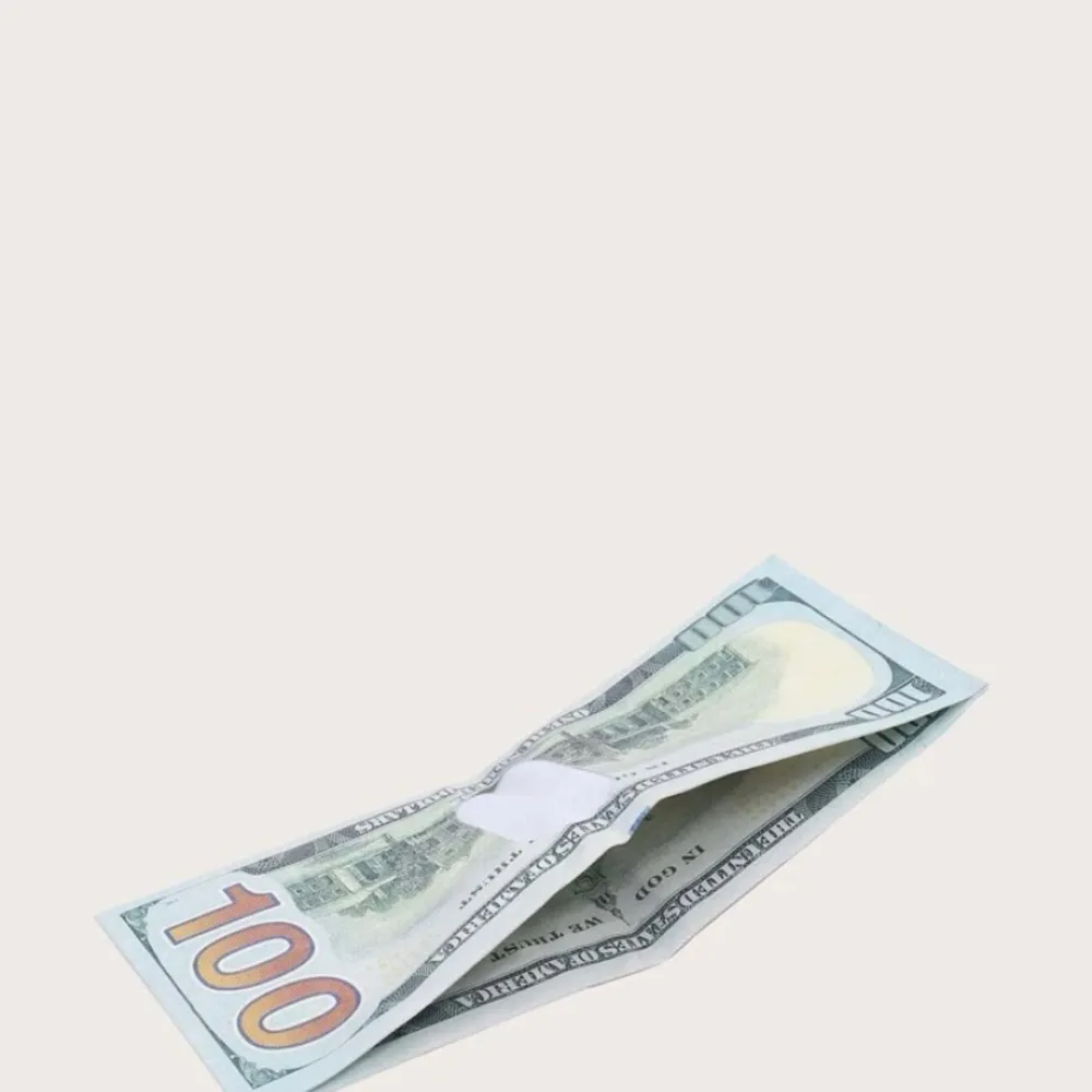 Money $100 bill print wallet Green - Image 4