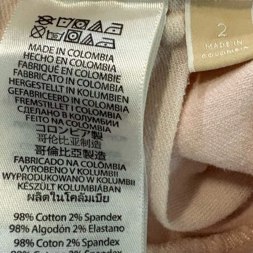 Michael Kors Women’s Light Pink Skinny Denim Pants Size 2 - Image 6