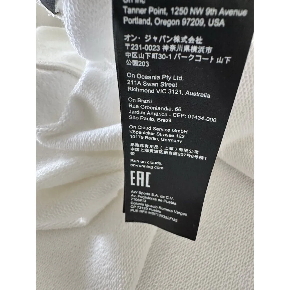 On Cloud Womens Crewneck White Sweatshirt Size XL - Image 13