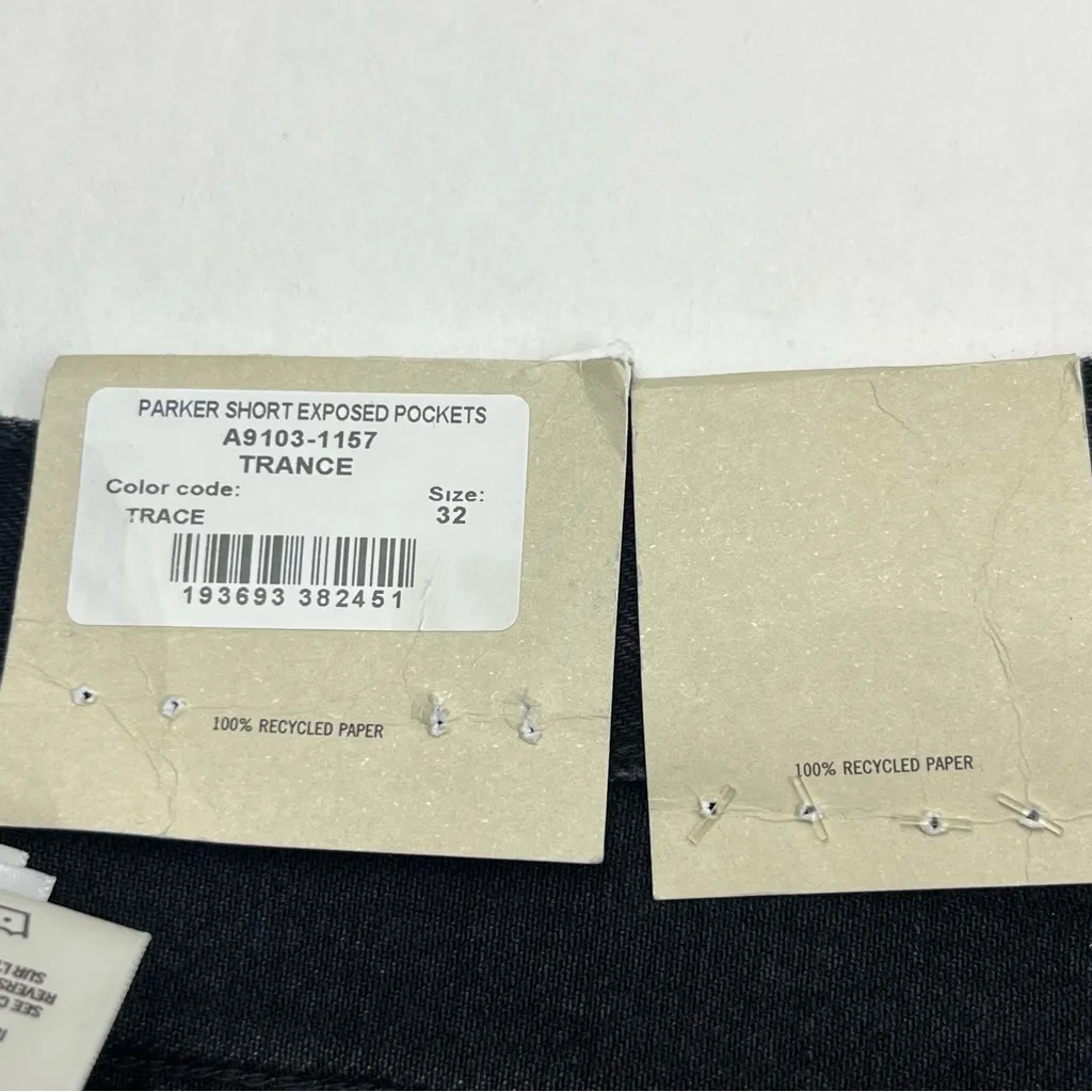 Agolde Parker Short‎ Black Denim Jean Cut Off Womens Size 32 Exposed Pockets NEW - Image 5