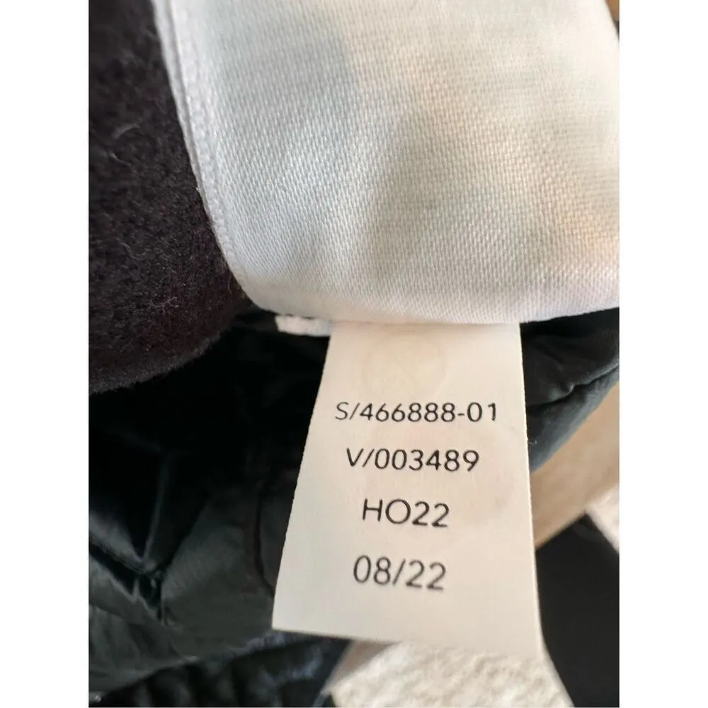 Athleta Cozy Sherpa Snap Sweatshirt in Black Size Small - Image 9