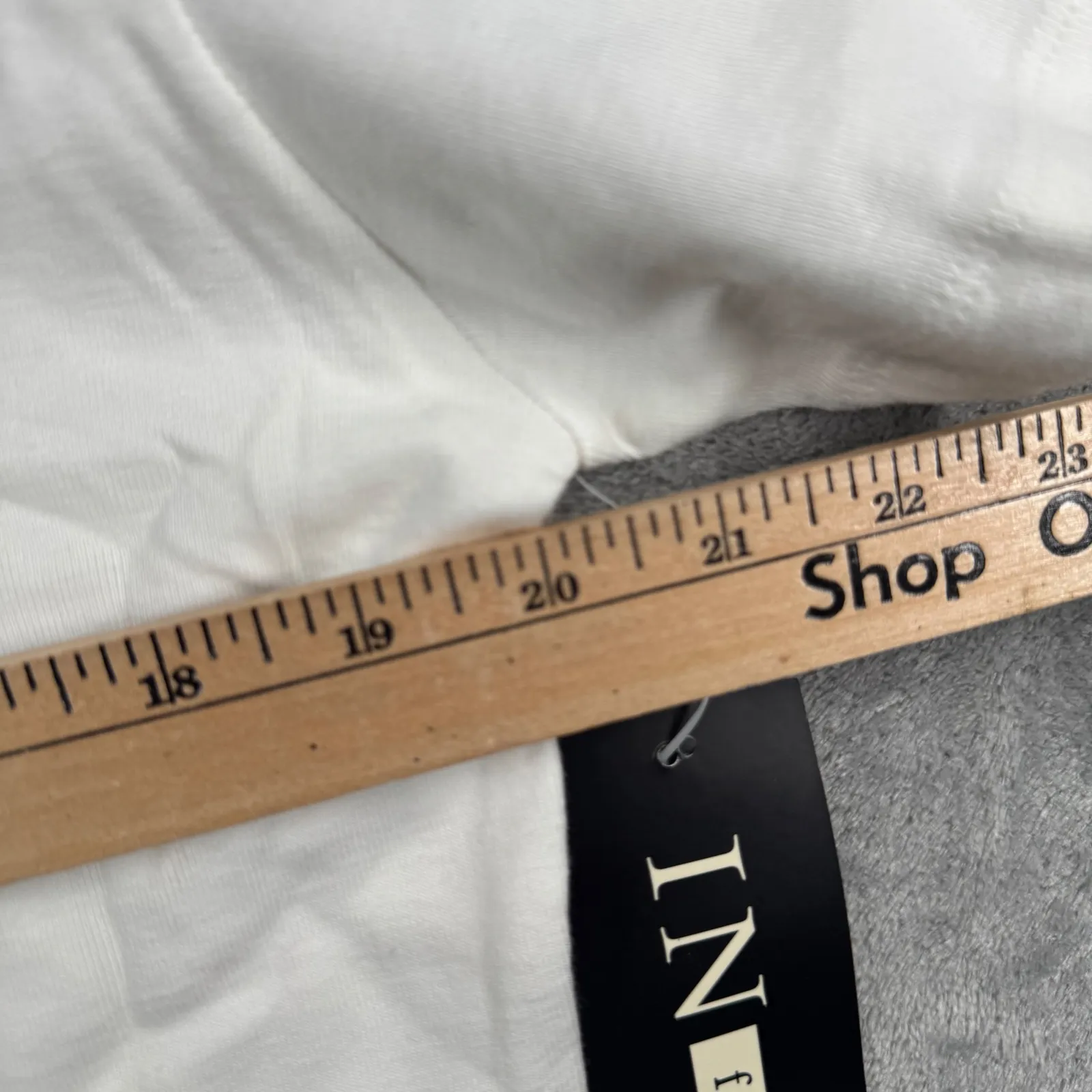 IN Focus Shirt USA Flag Sequin Star White Short Sleeve Tee Patriotic Festival Size L - Image 10