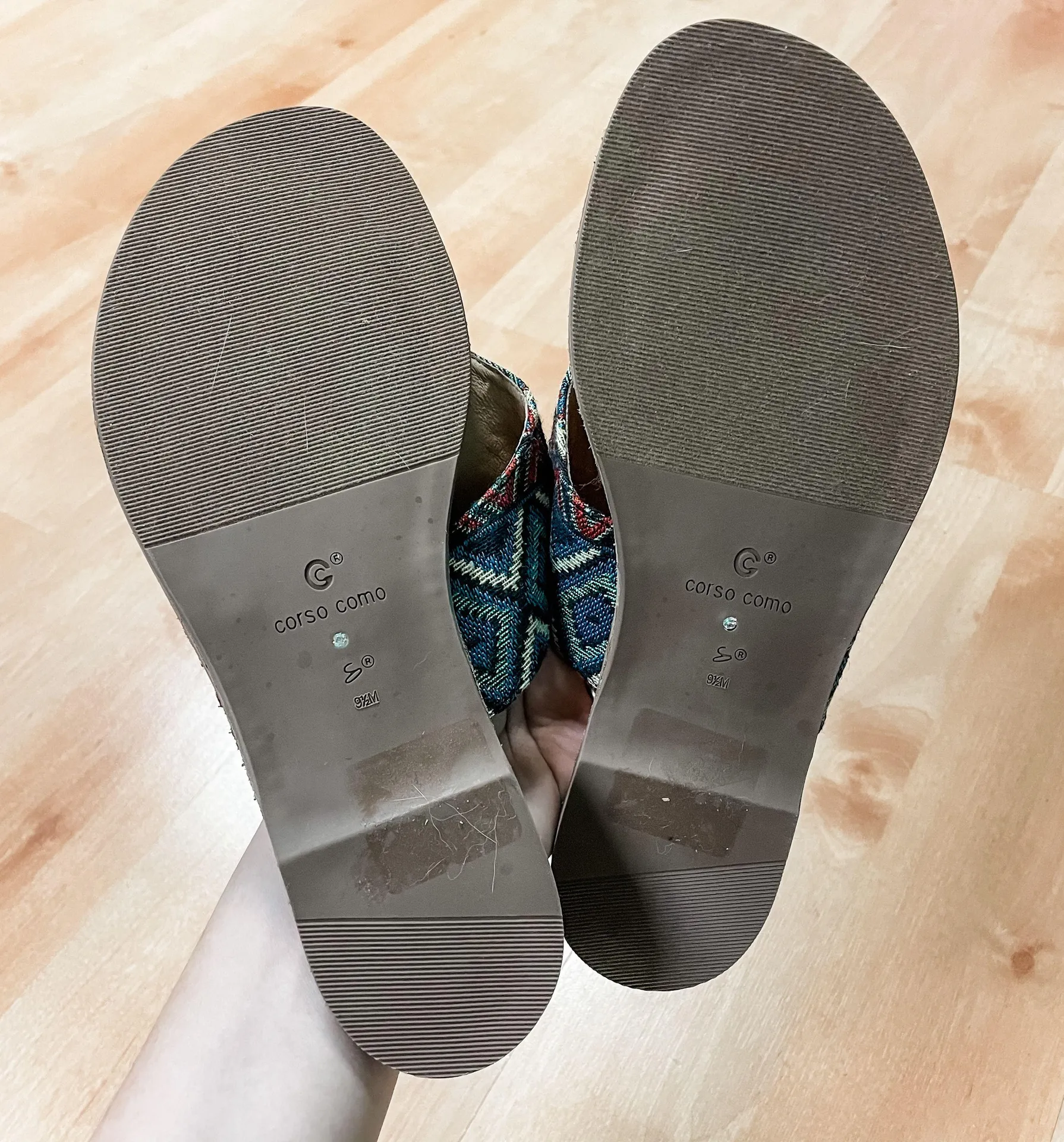 CC Corso Como Tribal Print Sandals Size 9.5 - Image 7