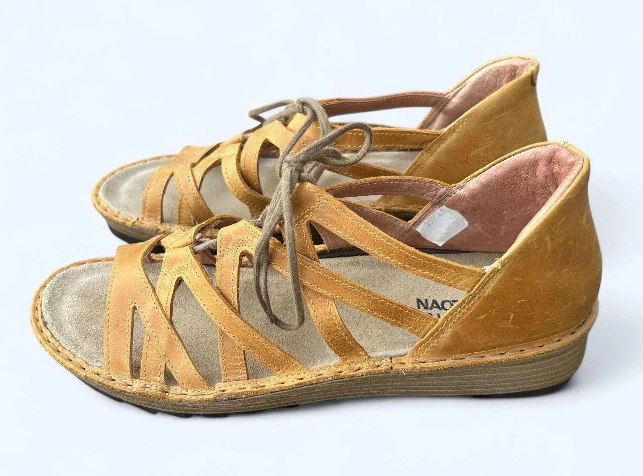 Naot Yarrow Oily Dune Nubuck Ghillie Lace - Image 11