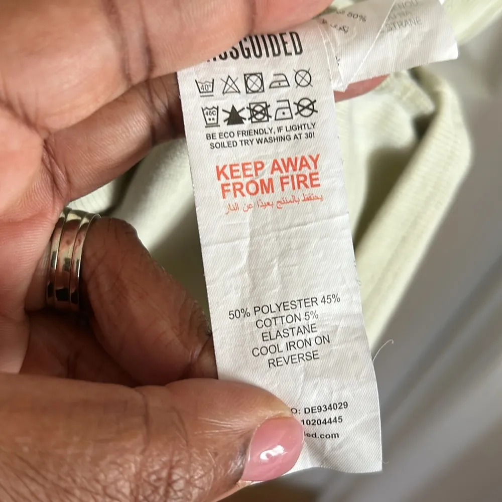 Misguided Seagreen Ribbed Maxi Dress - Image 5