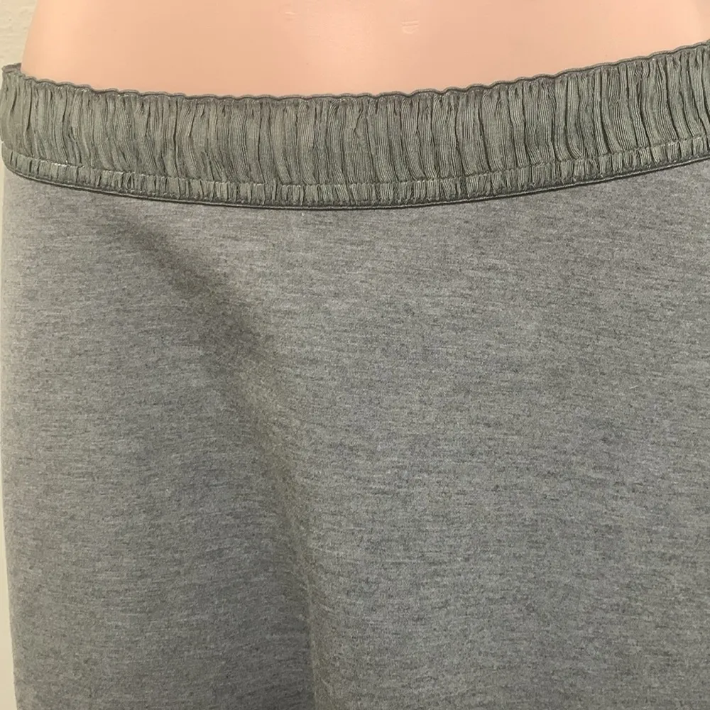 Anthropologie HD in Paris gray woman skirt size LARGE elastic waist 26” long - Image 2