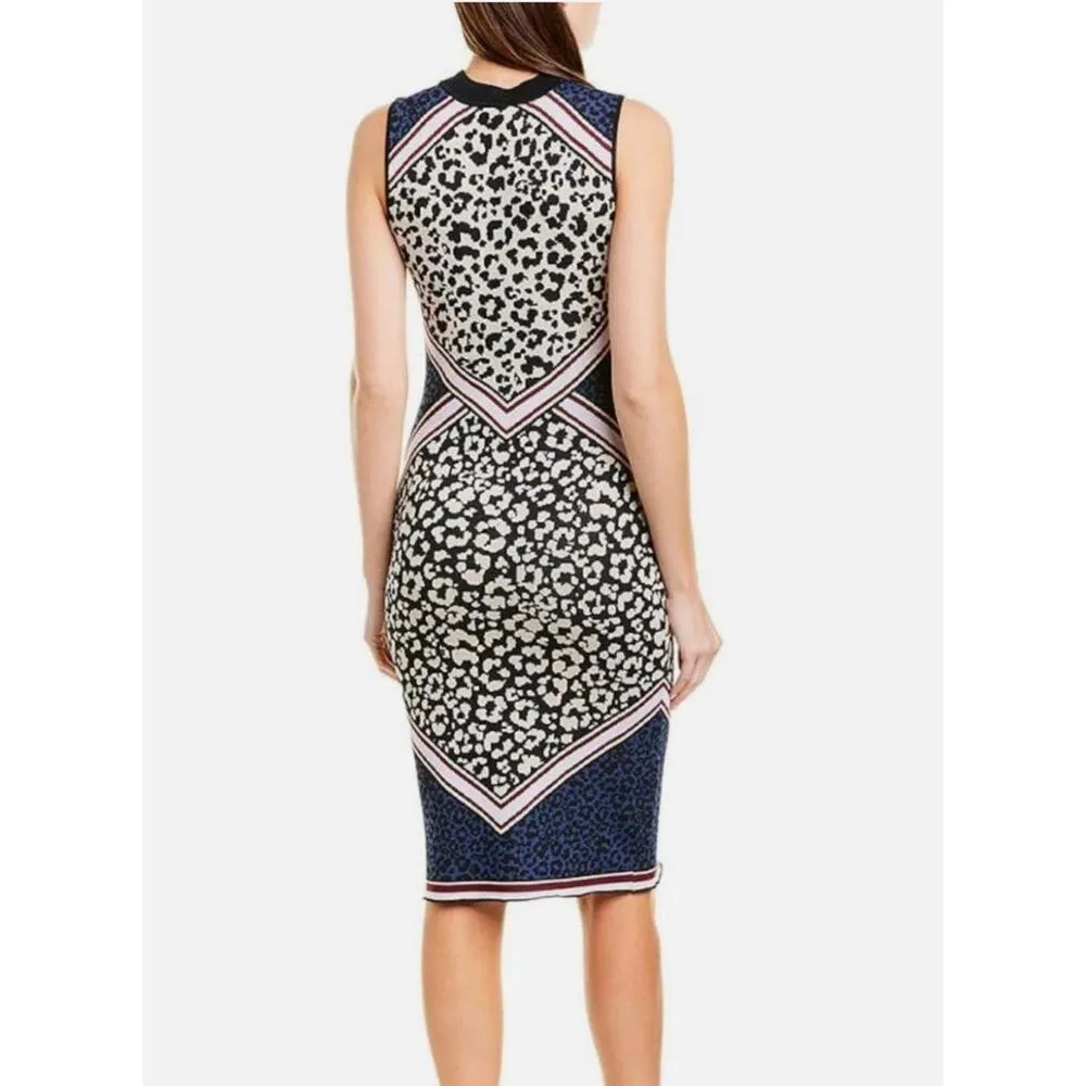 Vince Camuto Women's Animal Print Sweater Dress size small - Image 2