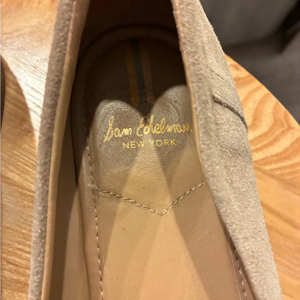 Sam Edelman Light Brown Suede Loafers - Image 4