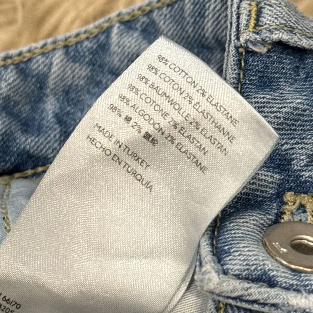 Pilcro high-rise slim distressed jeans size 28 - Image 4