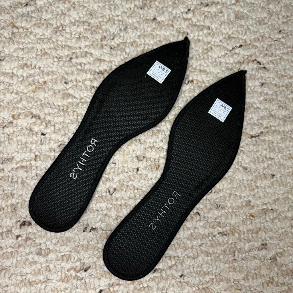 Rothy’s The Point in Grey Mist Captoe Women’s Size 8.5 Pointed Toe Flats Slip - Image 12