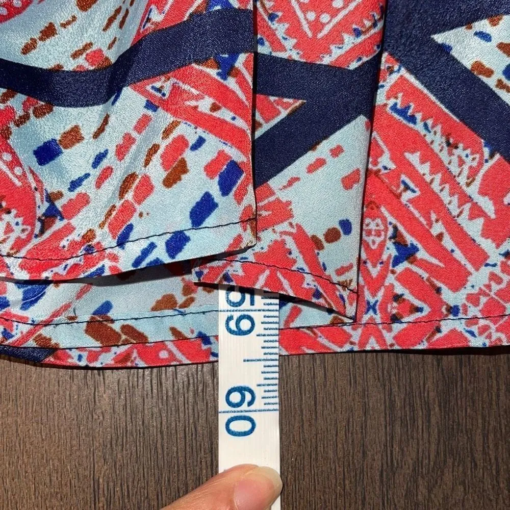 Love Fire Womens Maxi Racerback Dress Sleeveless Summer‎ Vacation Red Blue Large - Image 8