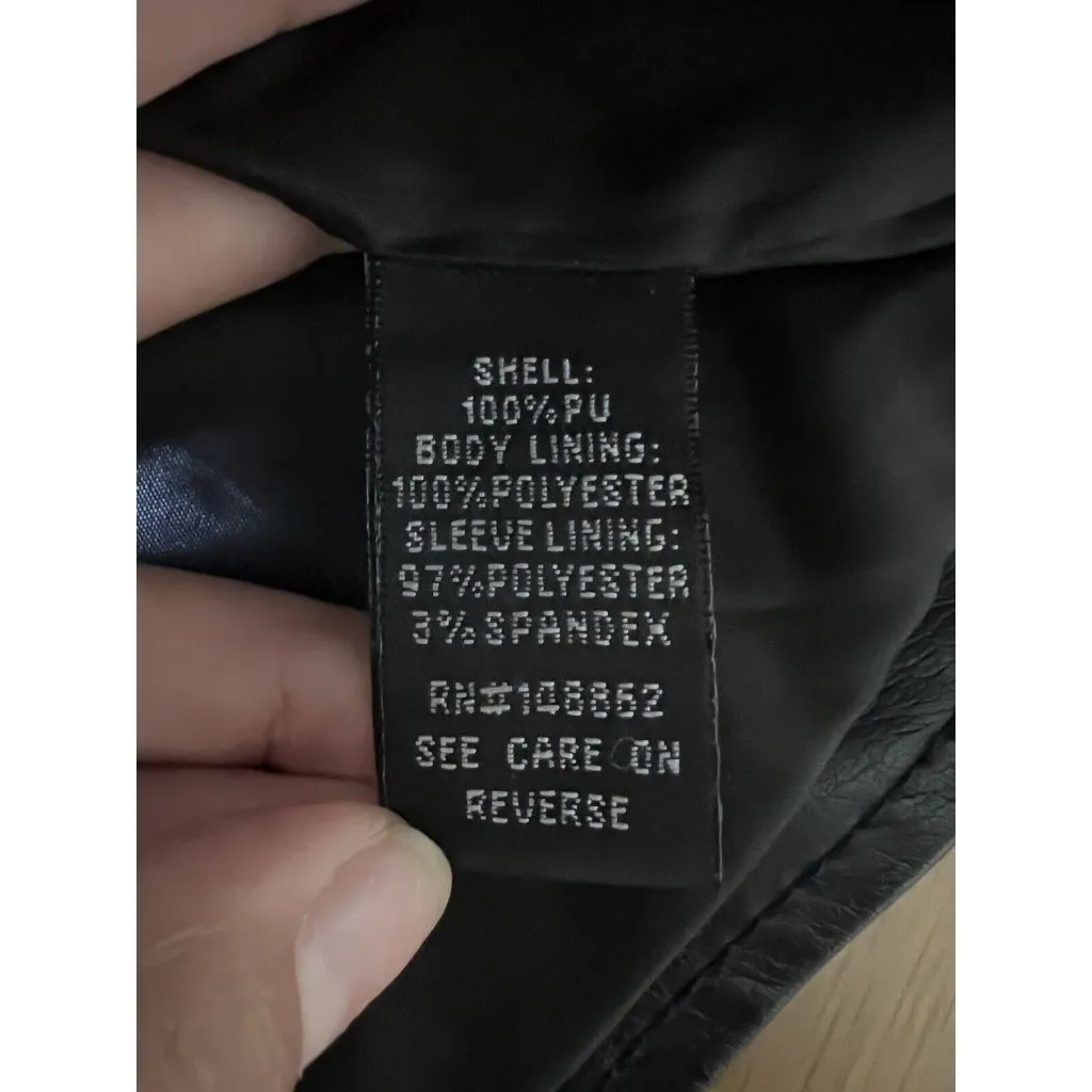 Torrid 2 Moto Jacket Women Cropped Black Floral‎ Faux Leather Designer Modern - Image 14