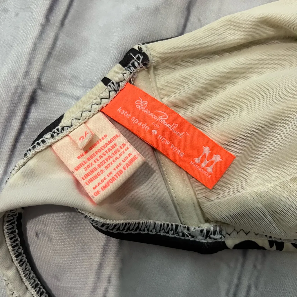 Kate Spade x Balenciaga Vintage Road Trip Floral Halter Bikini Swim Top 36 Y2K - Image 10