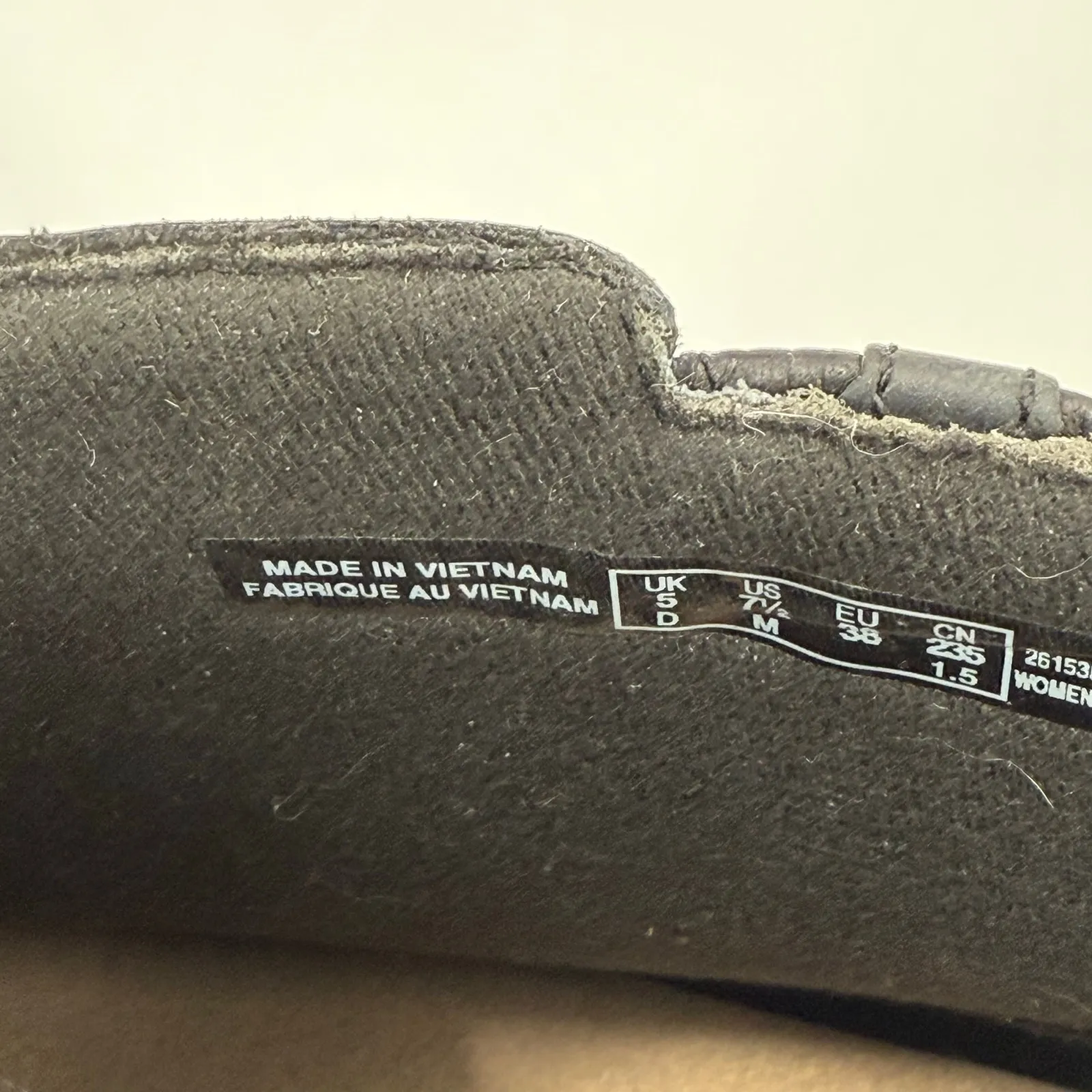 Clarks Adreena Lilac Ankle Boots SZ 7.5 Black Nubuck Booties Block Heel Leather - Image 13