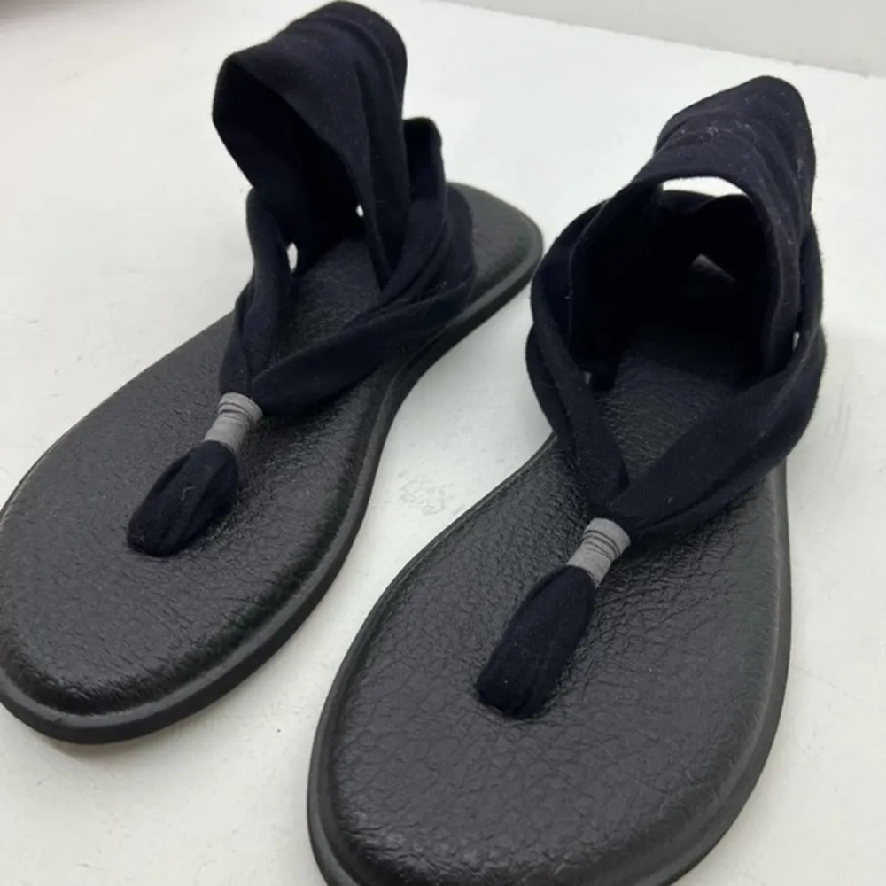 Yoga sling 2 sandals cushion comfort lightweight knit upper yoga mat size 8 - Image 4