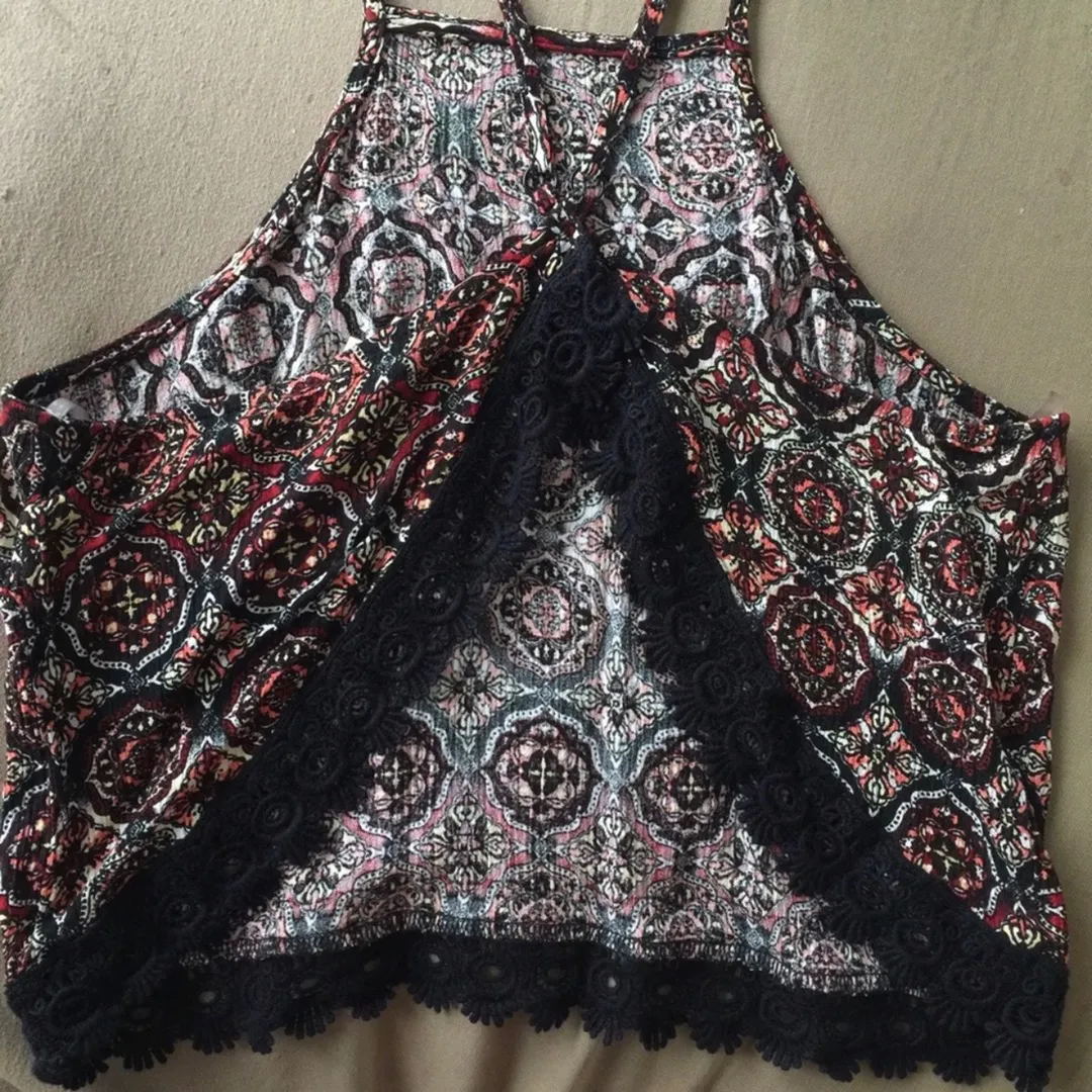 Twist Back Lace Knit Crop Top - Image 10