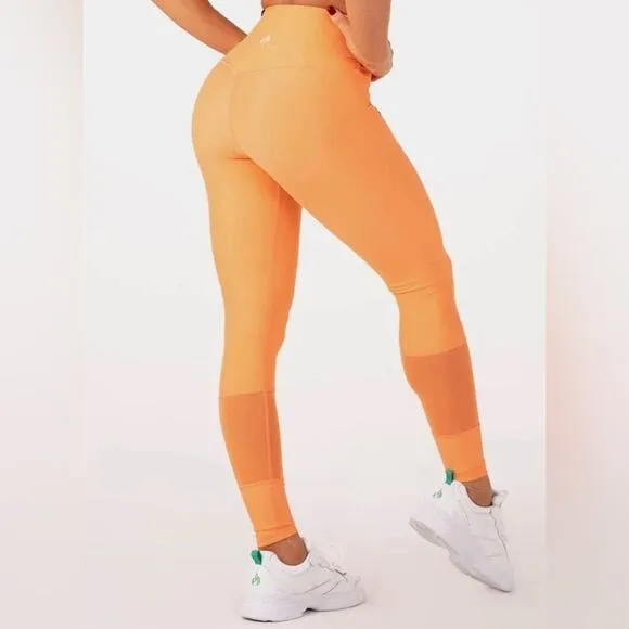 Ryderwear Mesh High Waist Orange Leggings - Image 2