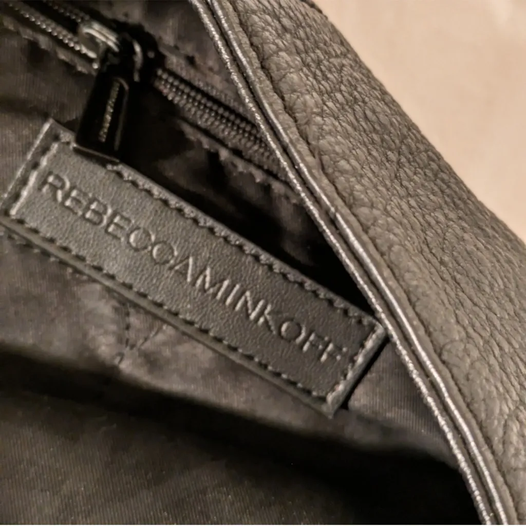 Rebecca Minkoff Medium Bryn Double Zip Hobo Bag, Black - Image 6