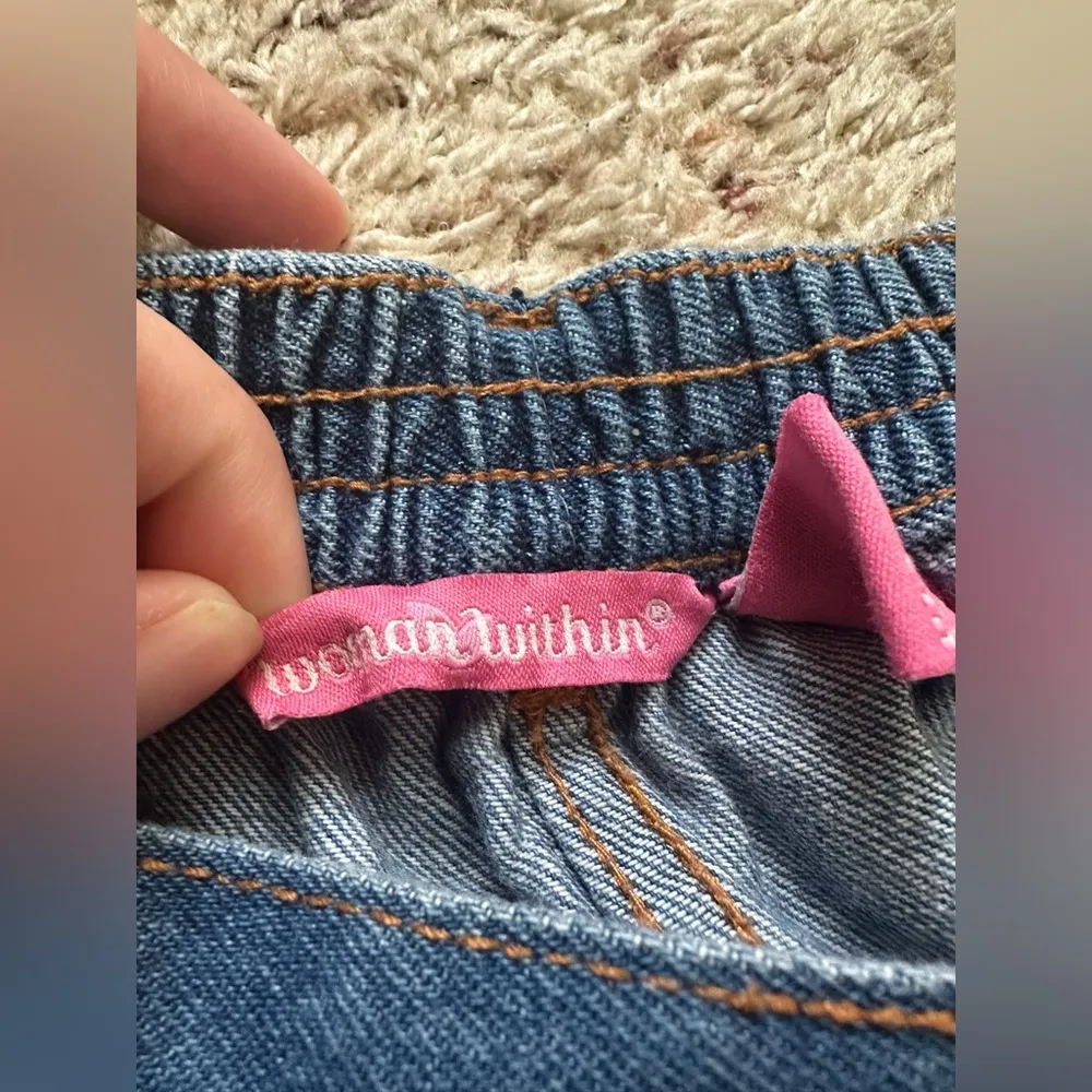 Women Within Jeans Pants Plus Size 16 W P Classic Fit - Image 4