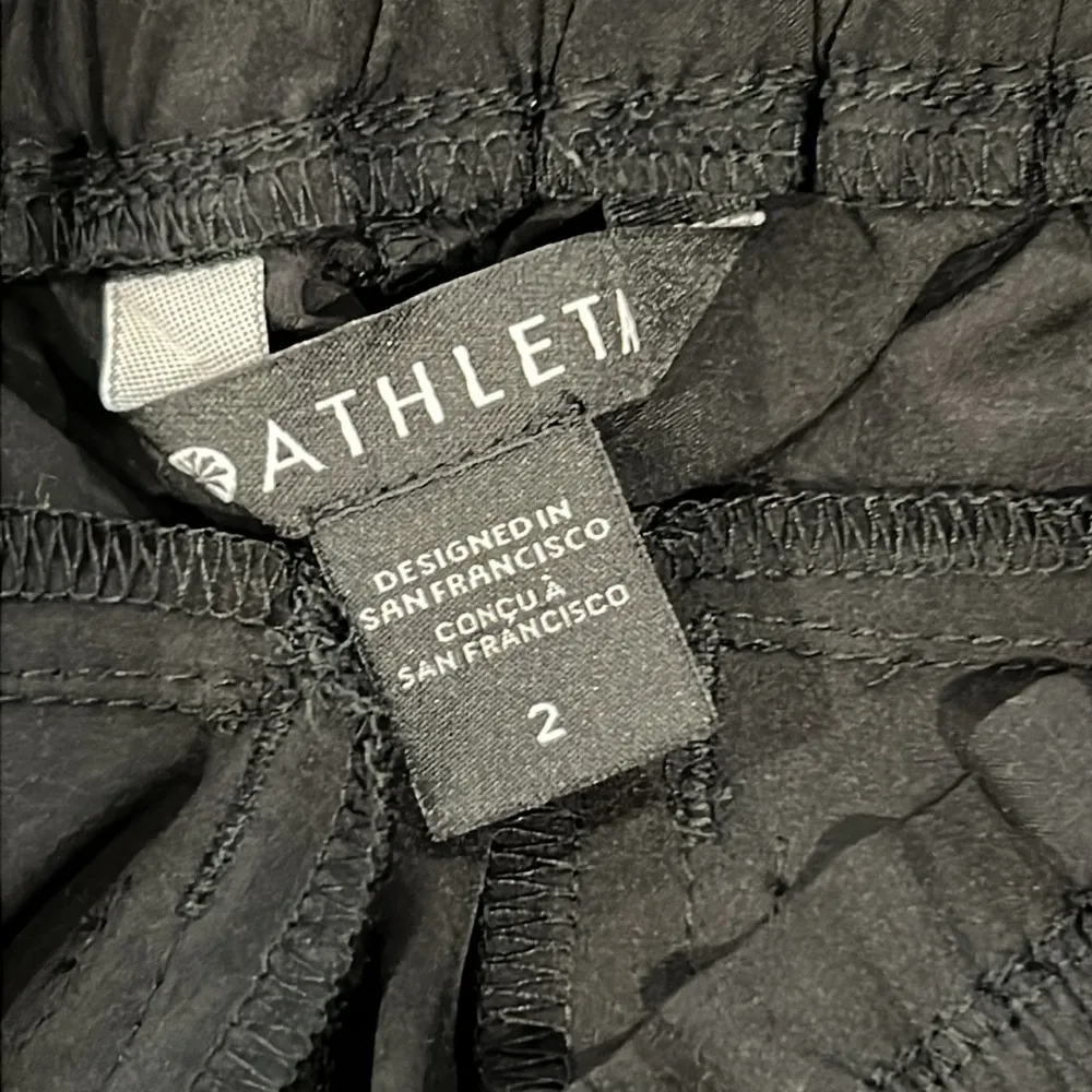 Athleta Savannah Jogger Black Size 2 High Rise Waist Relaxed Fit Quick Dry - Image 8