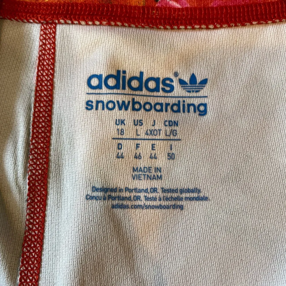 ADIDAS Snowboarding Vivarium Succulent Floral Print Leggings Pants Tights Size L - Image 11